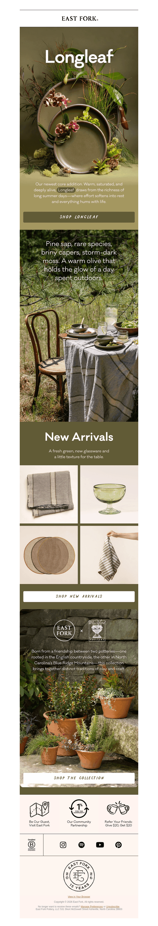 An earthy olive green