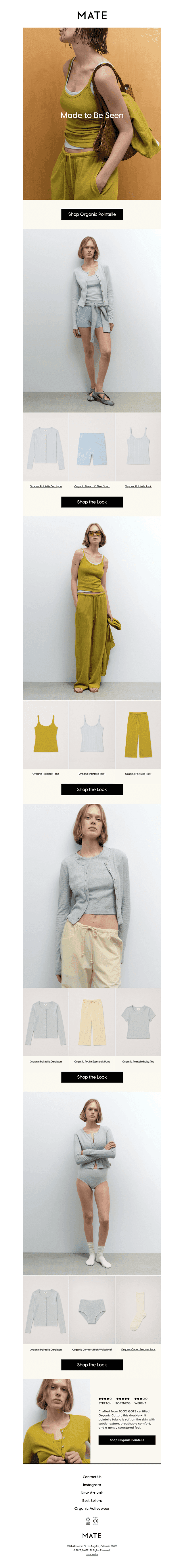 DISCOVER ORGANIC POINTELLE