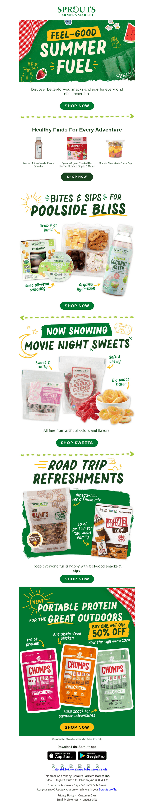 Sprouts Farmers Market email from Fri, Jun 12, 2026