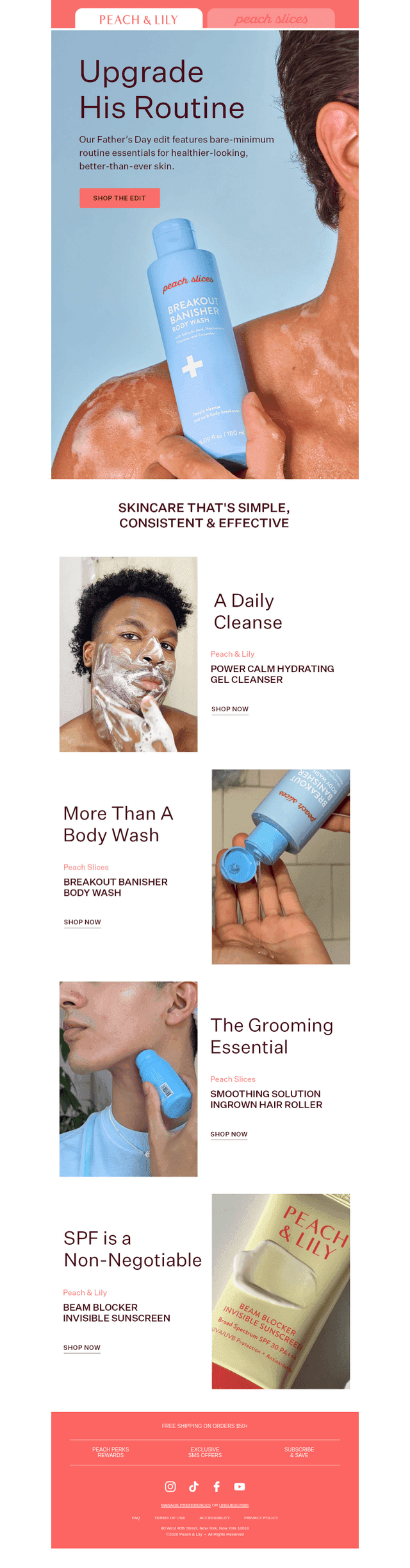 Skincare for every dad