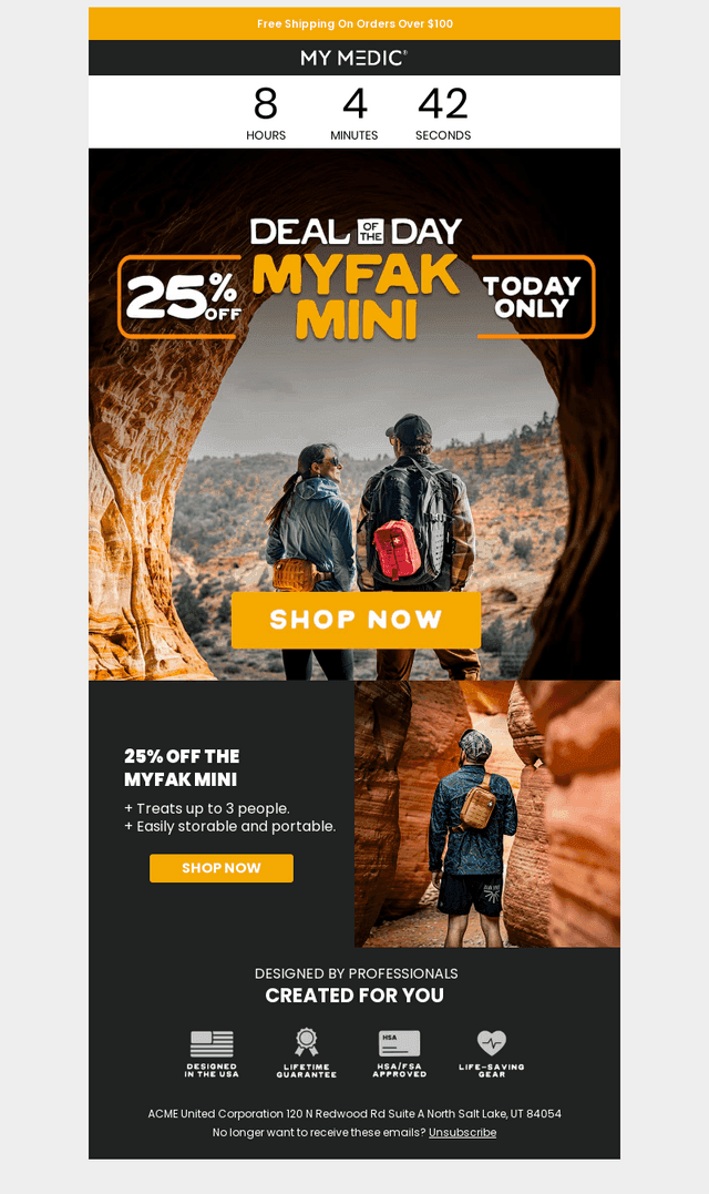 Time’s Running Out: Mini 25% OFF