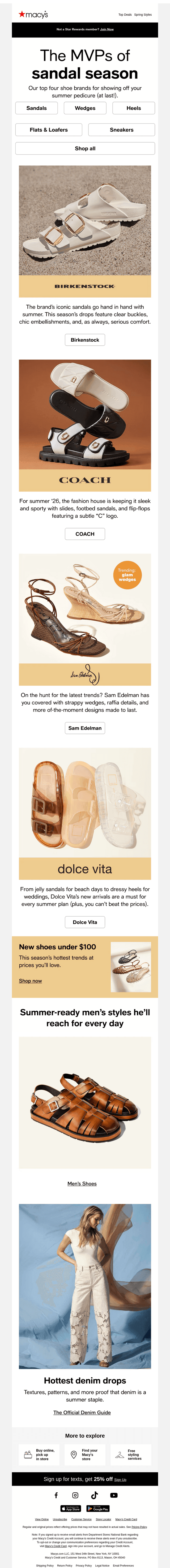 COACH, Birkenstock & more: summer's MVPs