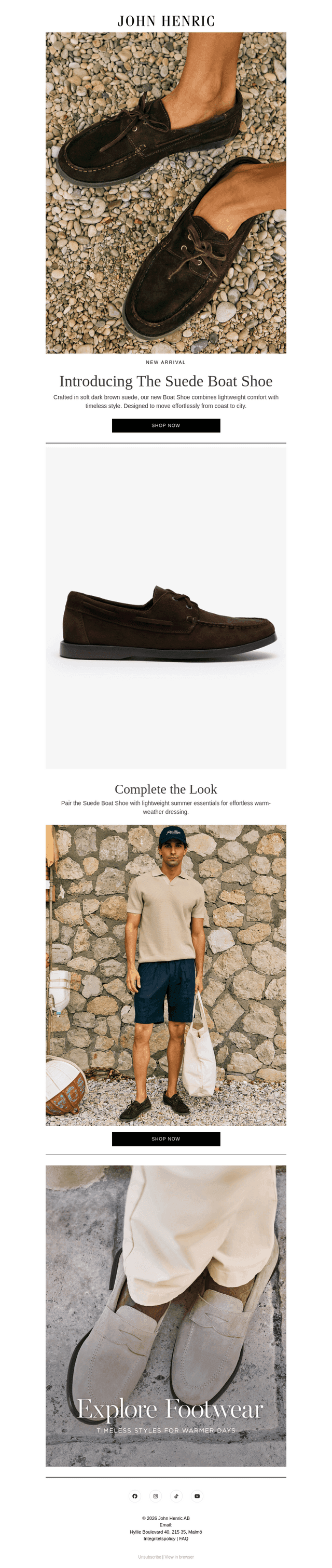 Now live: The boat shoe
