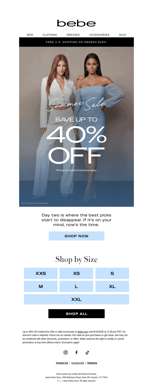⏳ Up to 40% Off Ending Soon