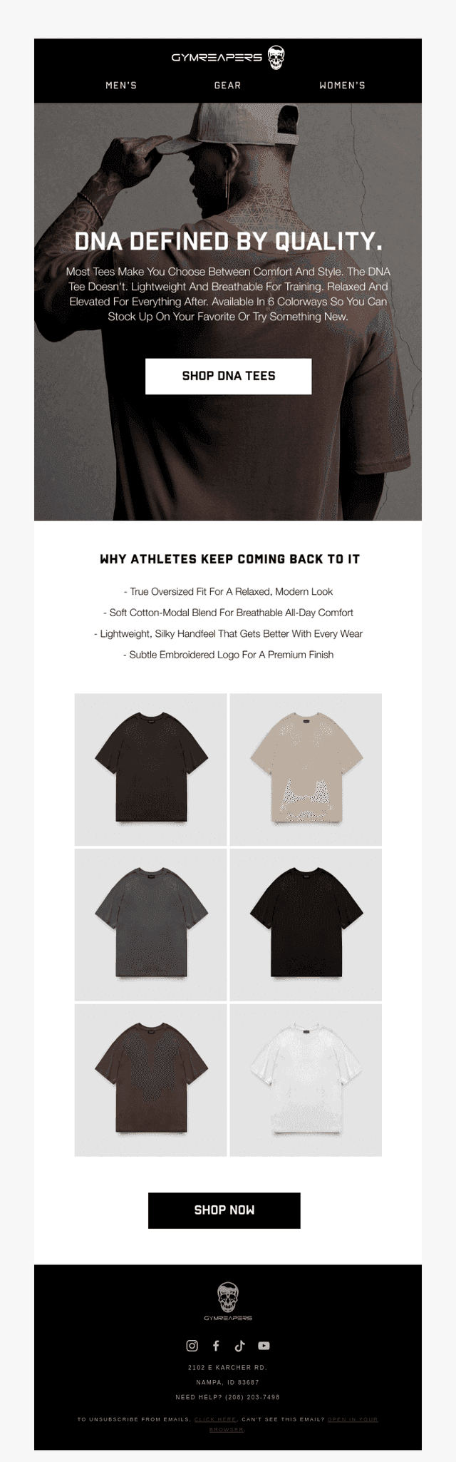 One Tee. Every Occasion.