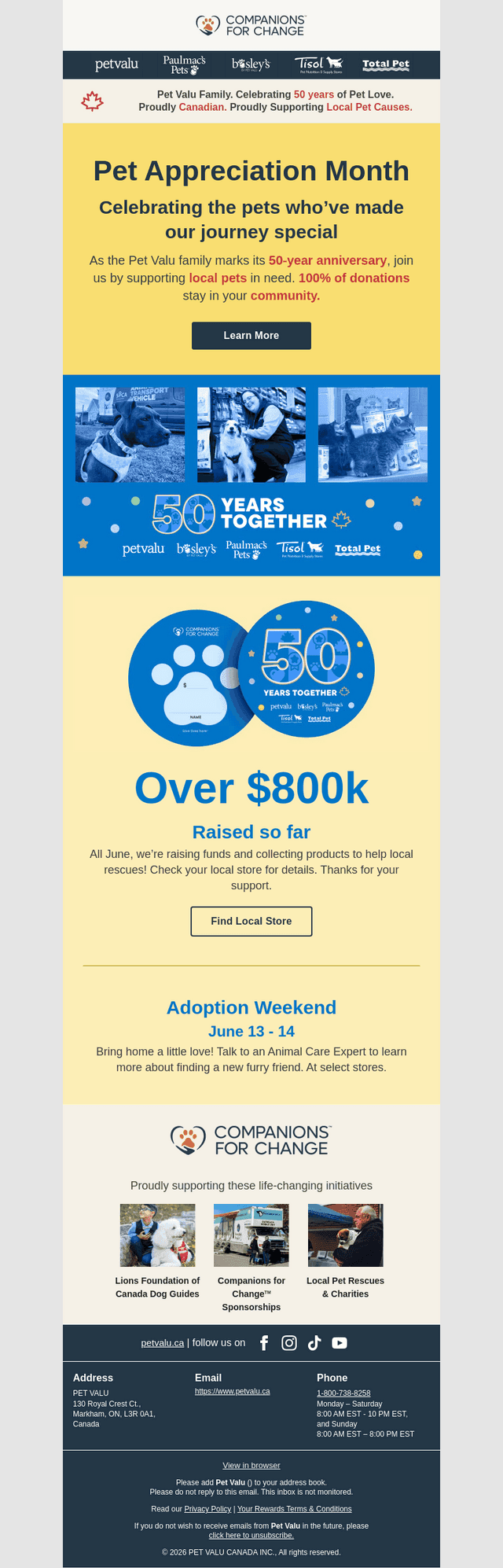 Pet Appreciation Month is here!