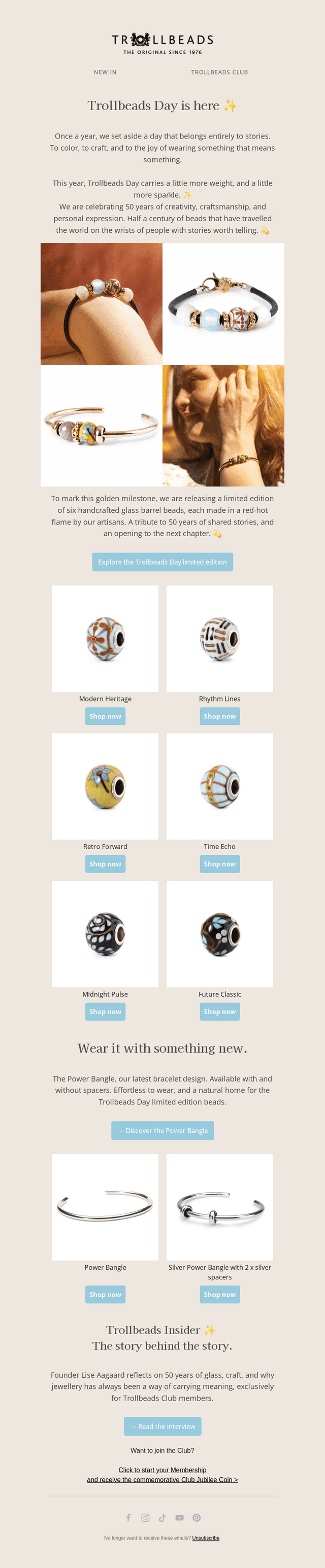 Trollbeads Day 2026 ✨ Six exclusive beads arrive