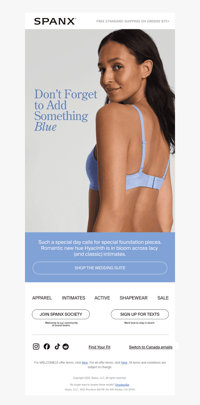 Spanx email from Sat, Jun 13, 2026