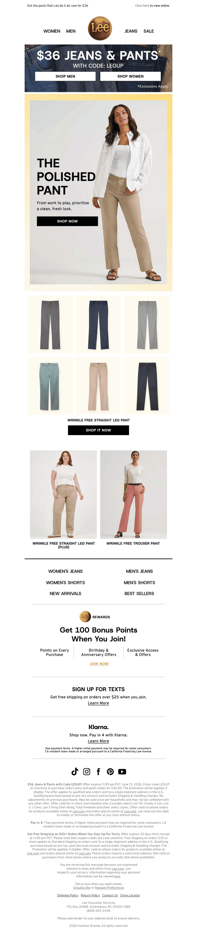 Best selling pants, now $36