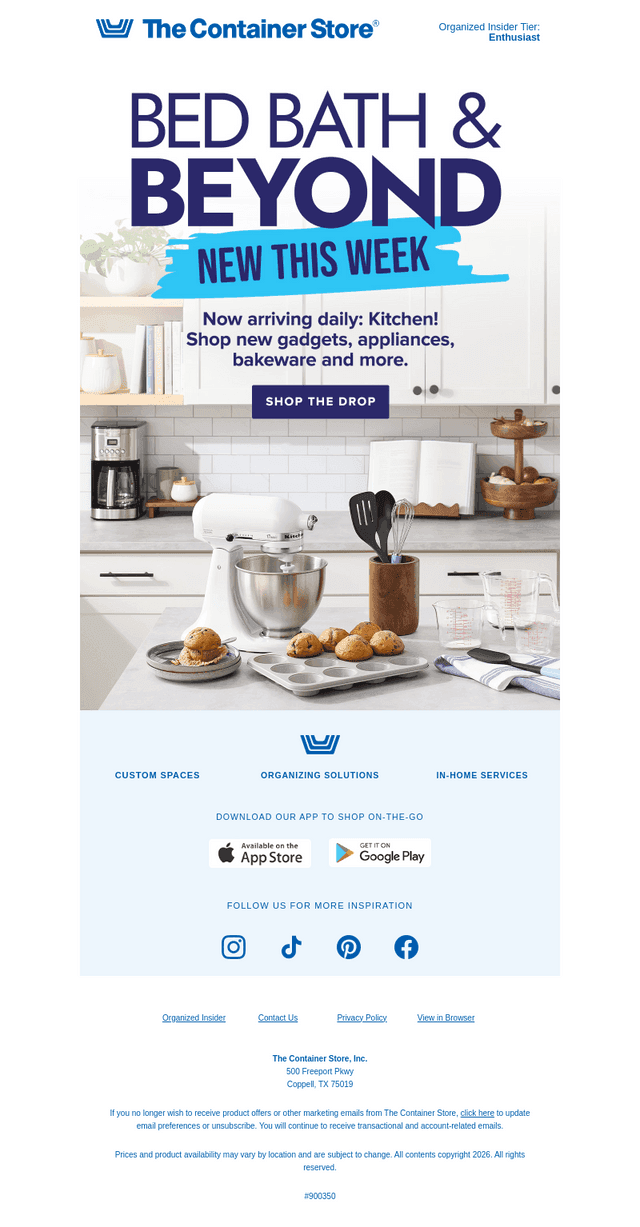 New Bed Bath & Beyond Kitchen Arrivals Are Here