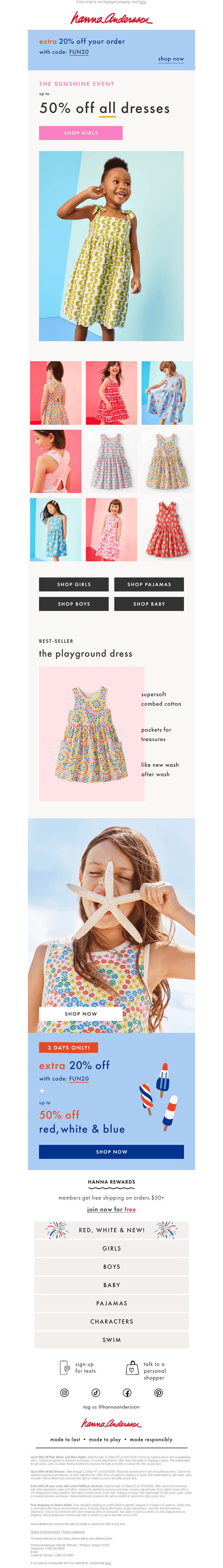 Up To 50% Off All Dresses + Extra 20% Off!