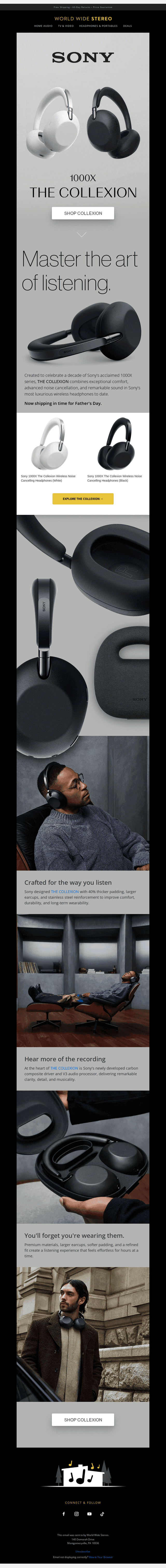 World Wide Stereo email from Sun, Jun 14, 2026