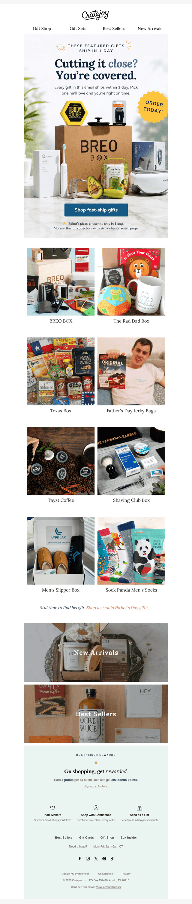 Cratejoy email from Sun, Jun 14, 2026