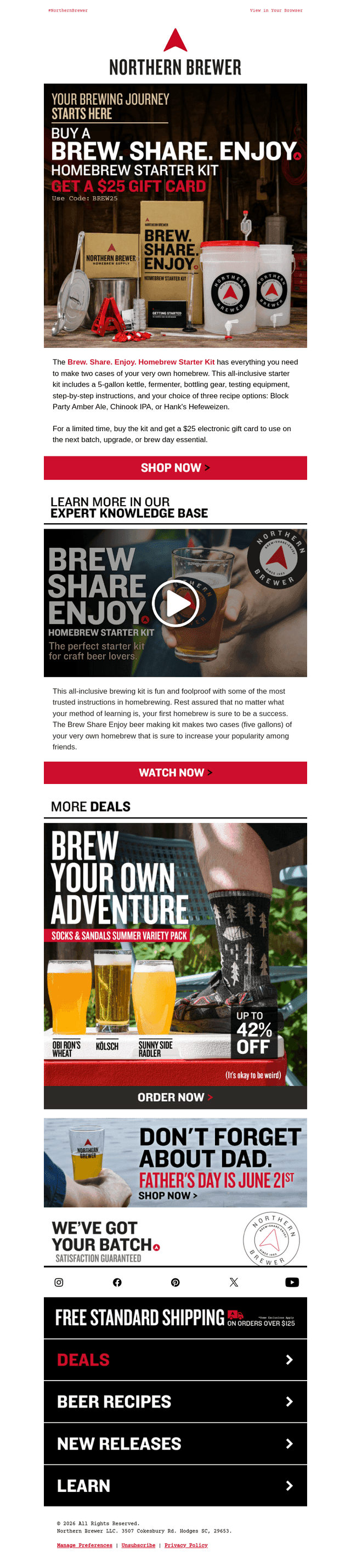 Northern Brewer email from Sun, Jun 14, 2026