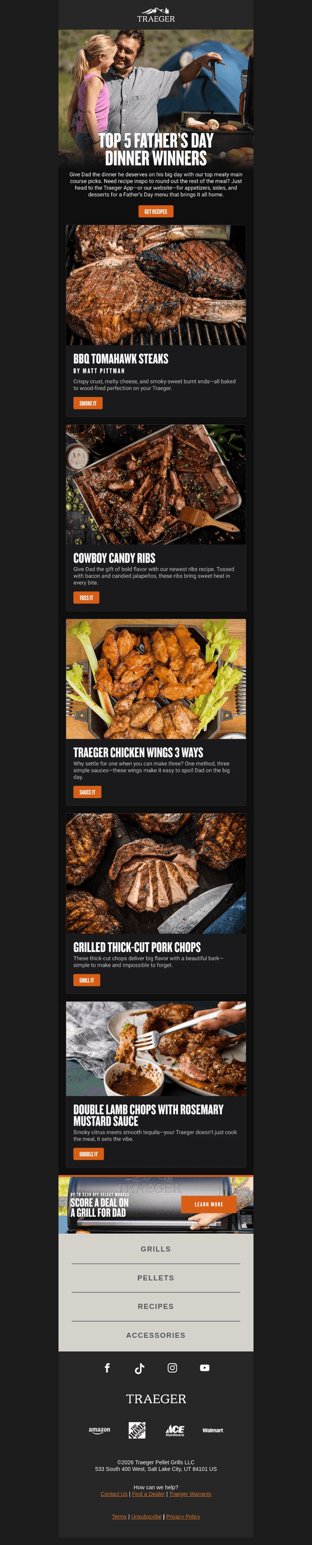 The Ultimate Father’s Day Menu