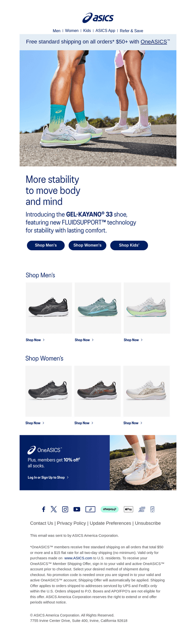 Reimagined stability. Lasting comfort.