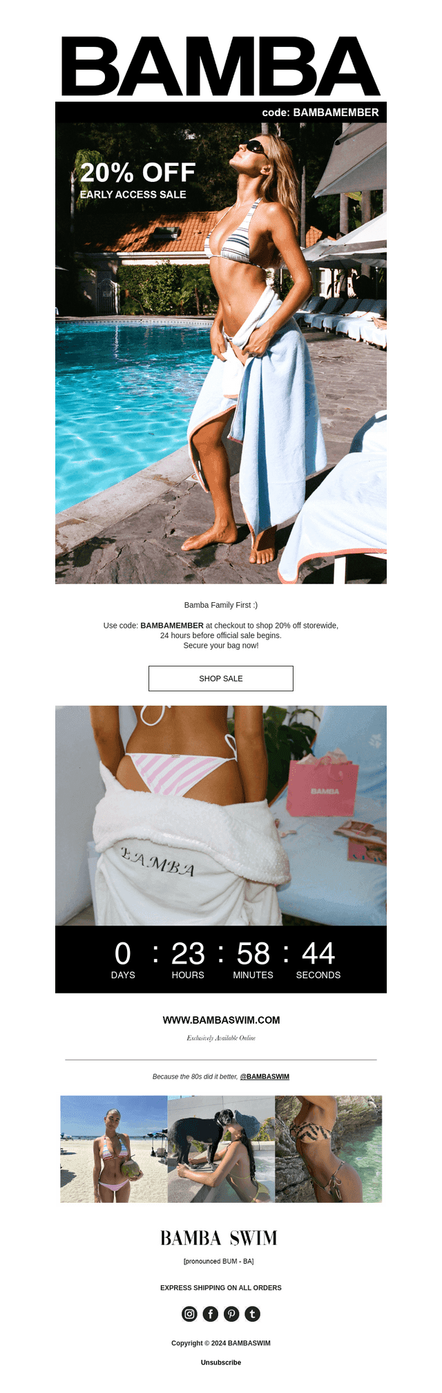 MEMBER 20% OFF STOREWIDE LIVE