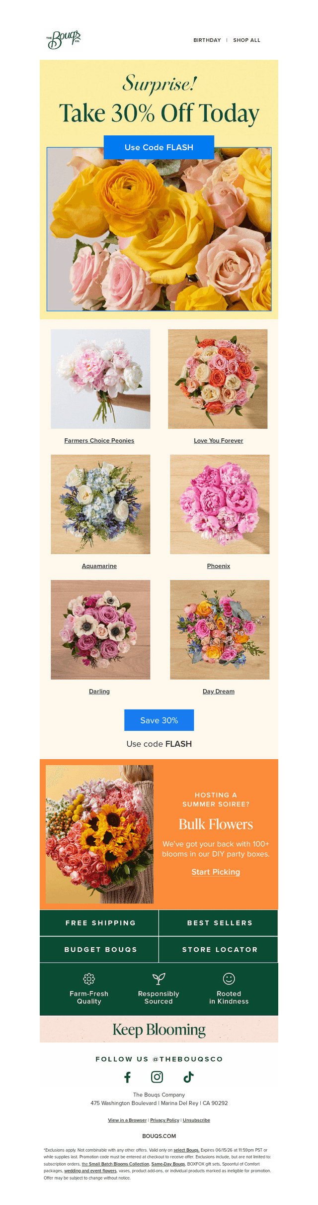 Get in here! 30% off for 24 hours.