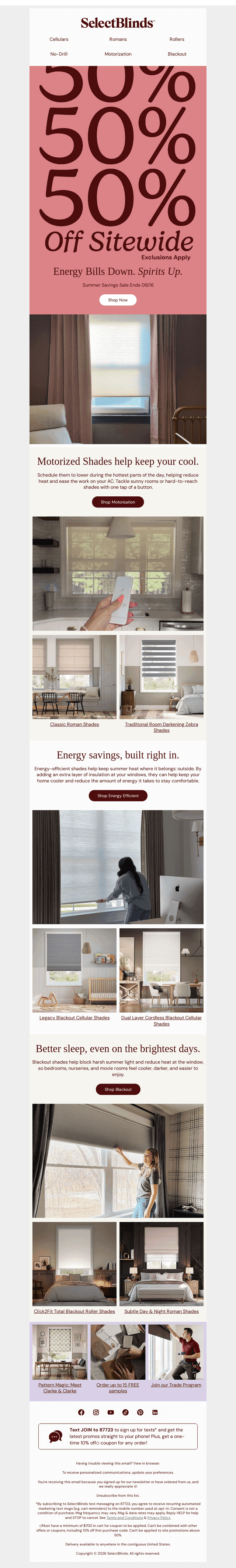 More Shade. Less Heat. Energy Savings