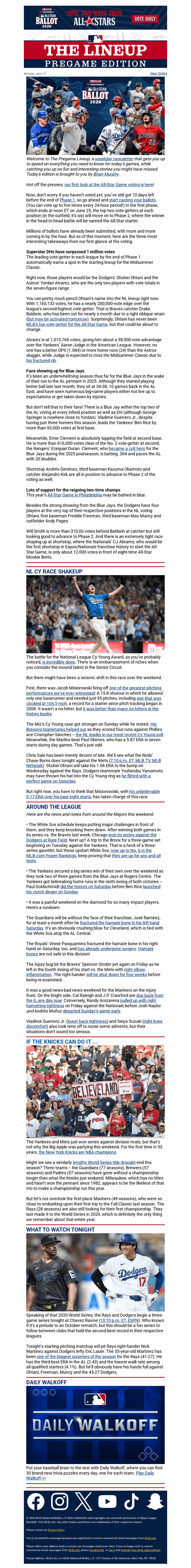 Here's who's leading All-Star balloting