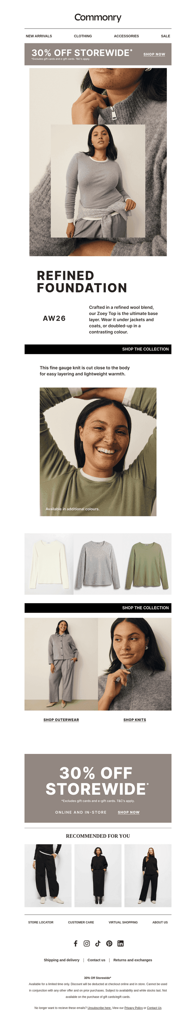 30% off storewide | The wool blend tee