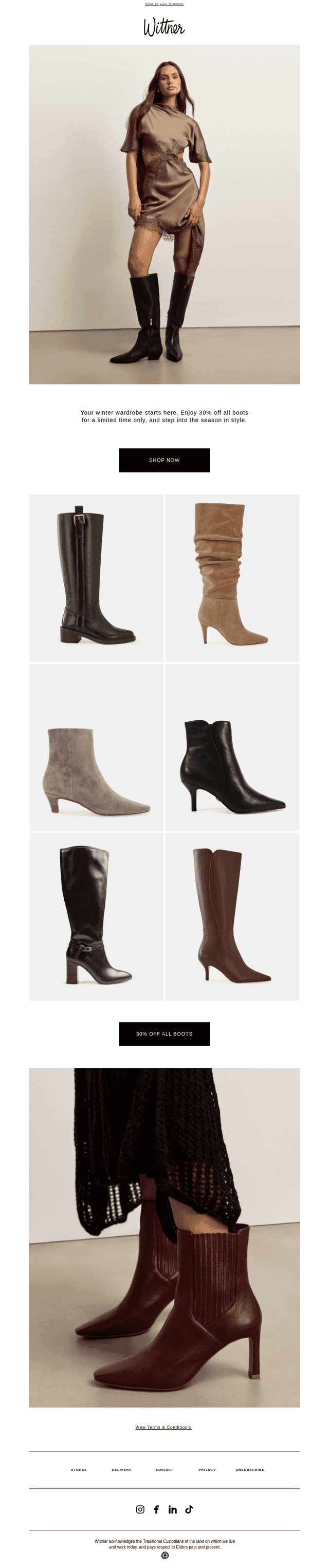 30% Off Boots Starts Now