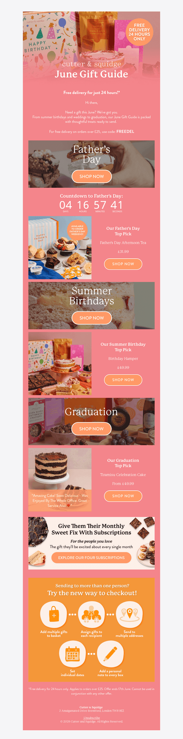 Free delivery offer inside!