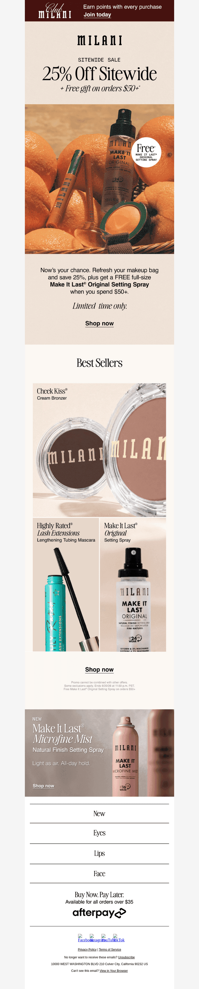 25% OFF + FREE GIFT