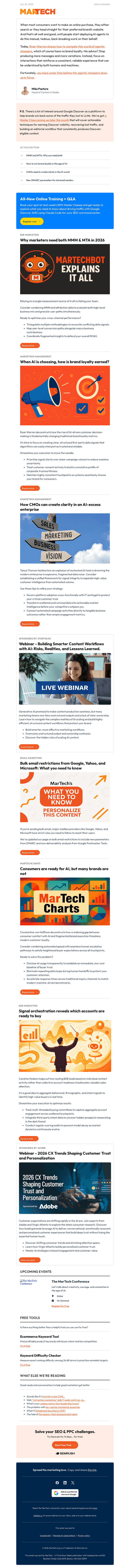 MarTech email from Tue, Jun 16, 2026