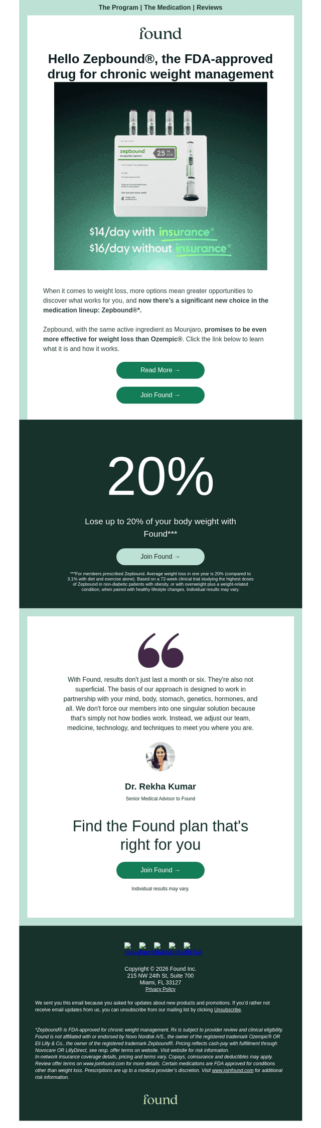 Zepbound® - Clinically Backed Care as Low as $14/Day