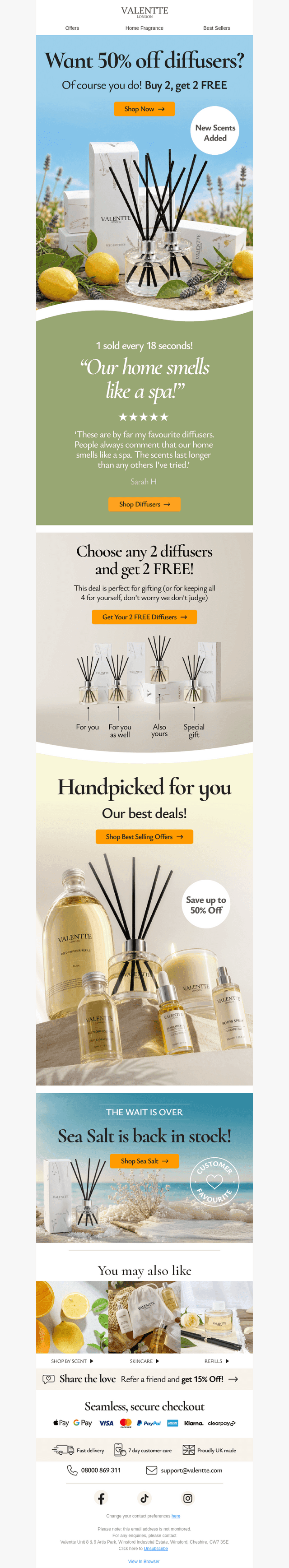Want 50% off diffusers? 🍋