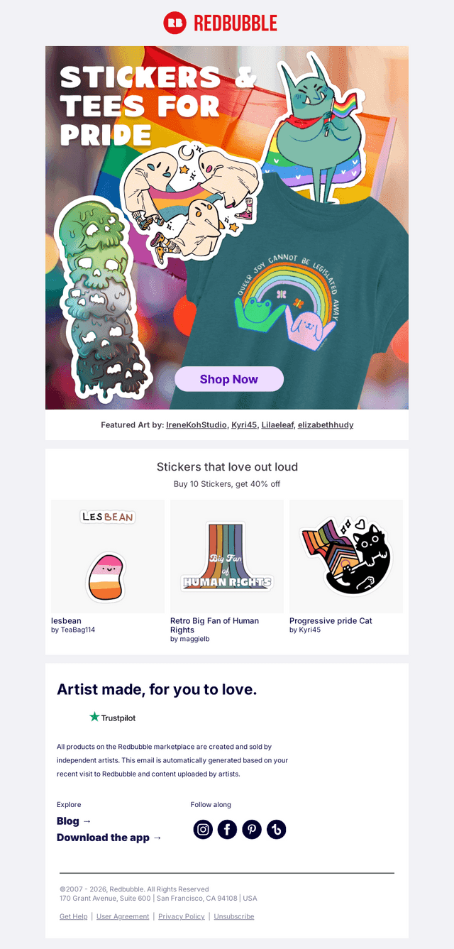 Merch That Lets You Love Out Loud