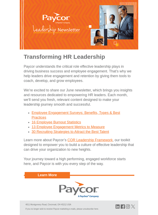 Paycor’s June Leadership Digest