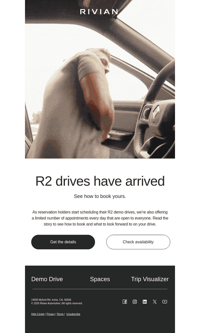Rivian email from Wed, Jun 17, 2026