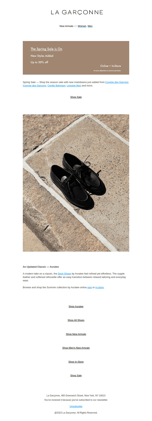 Focus On — The Modern Deck Shoe by Auralee