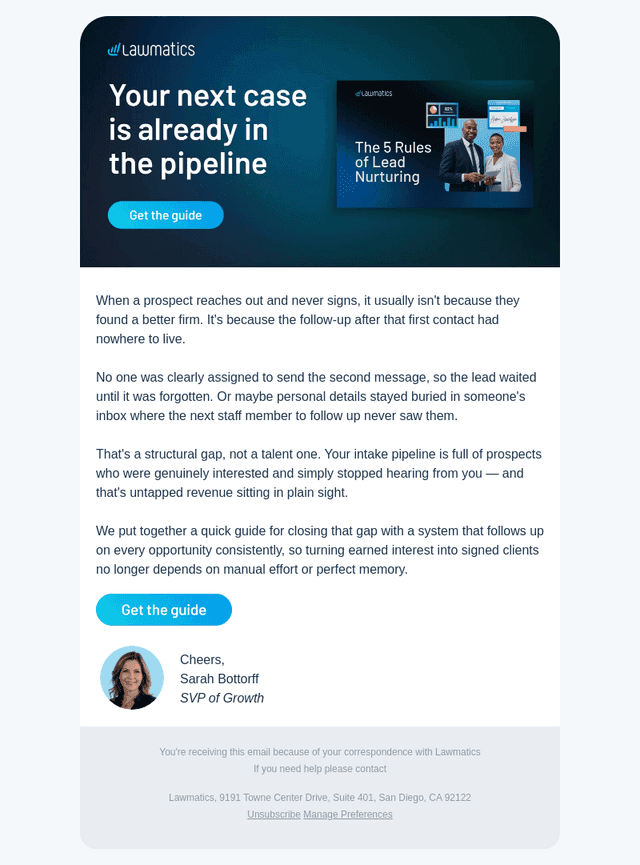 Why interested prospects stop hearing from you