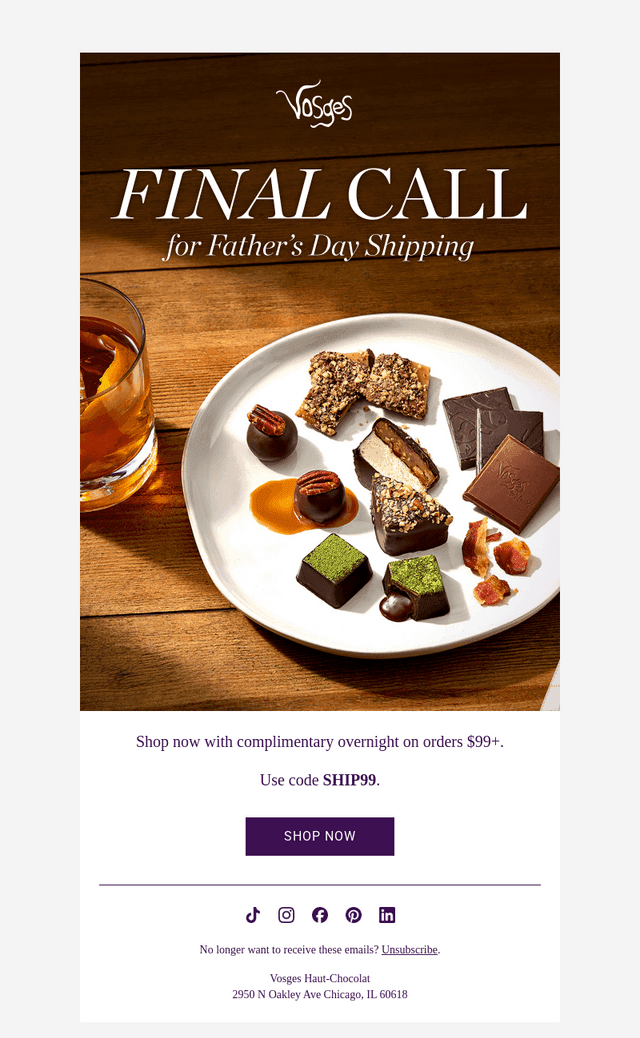 Final Call for Father's Day