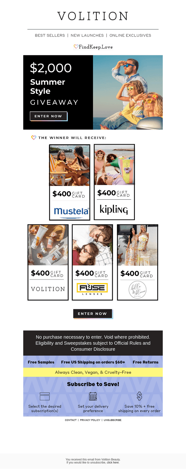 Volition Beauty email from Wed, Jun 17, 2026