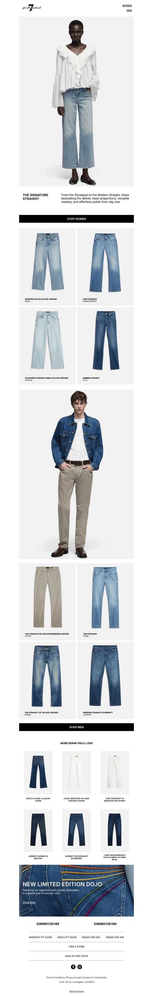 Bestselling Straight Fits