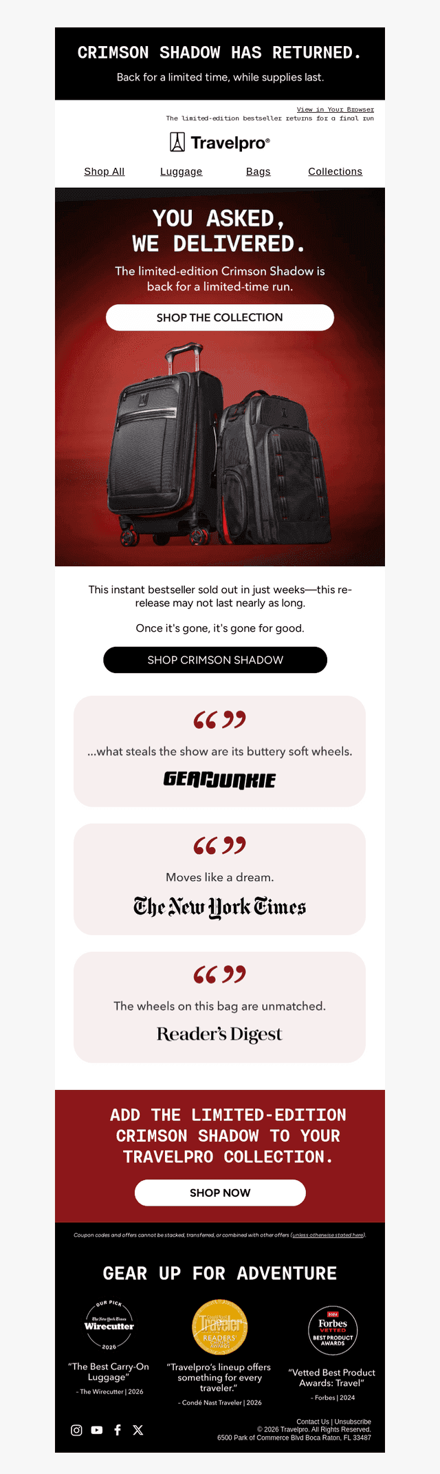 It's Back: Crimson Shadow