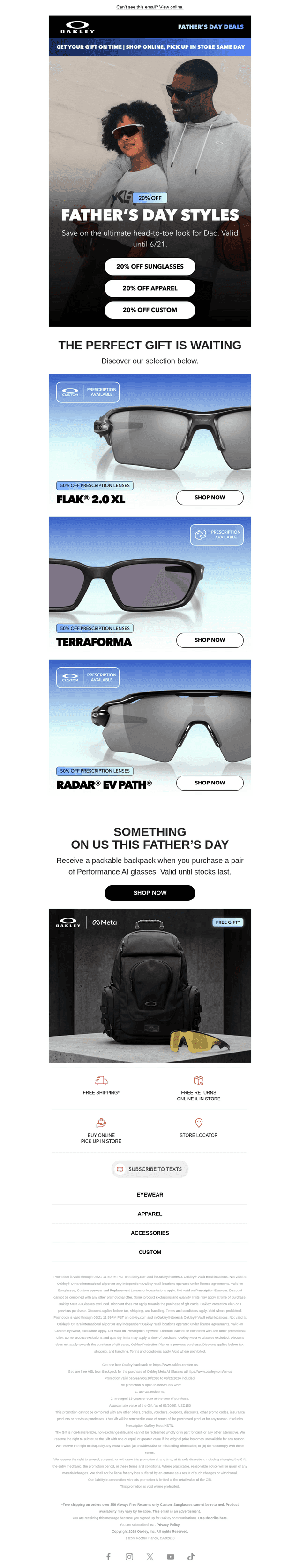 Get 20% Off This Father’s Day