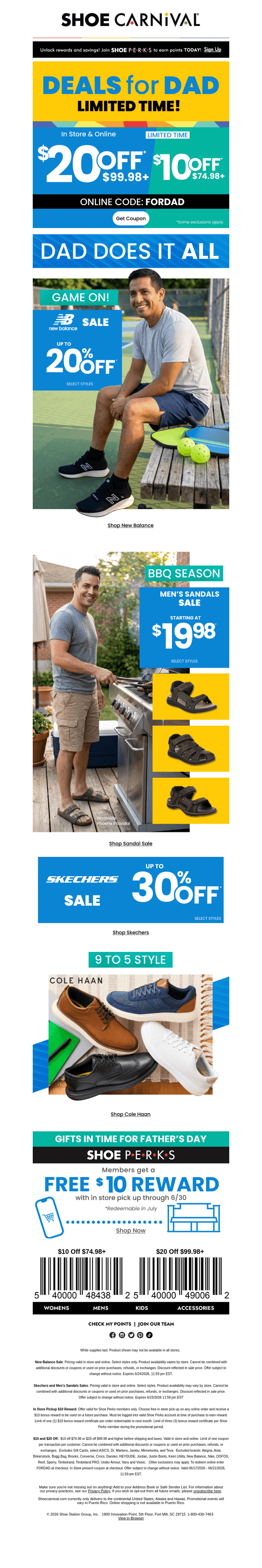 Get Gifting for Dad's Day! + 20 Off