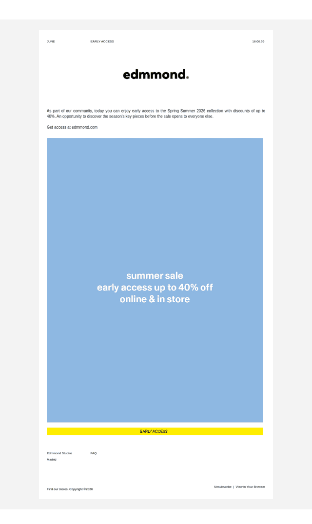 SUMMER SALE | EARLY ACCESS
