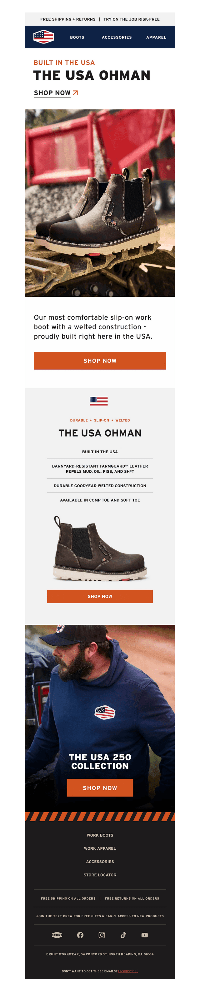 JUST DROPPED: NEW USA BOOT