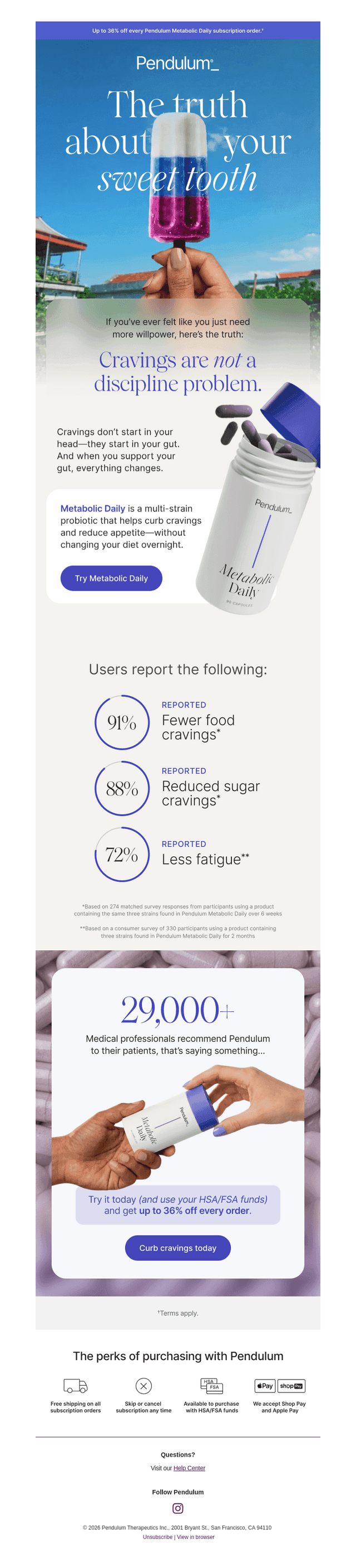 Your cravings aren’t a willpower problem