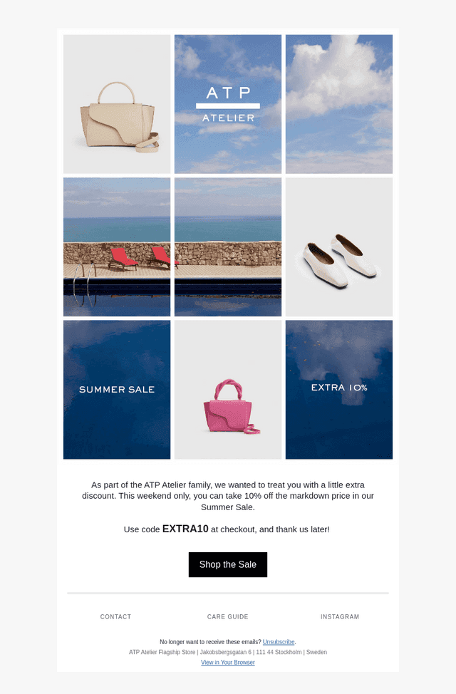 Summer Sale: Extra 10%
