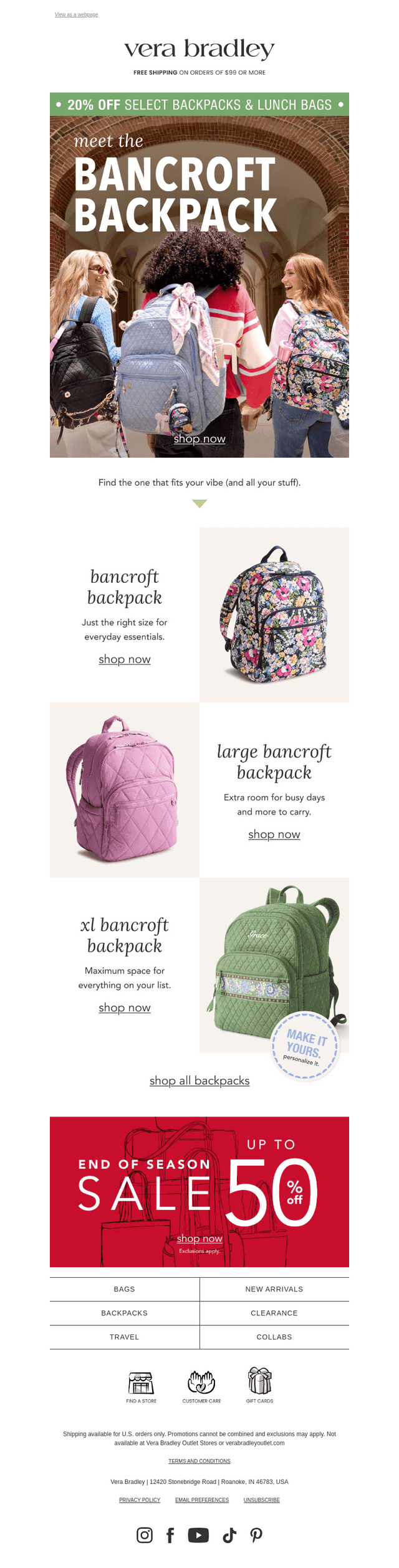 Meet the Bancroft Backpack 🎒❤️