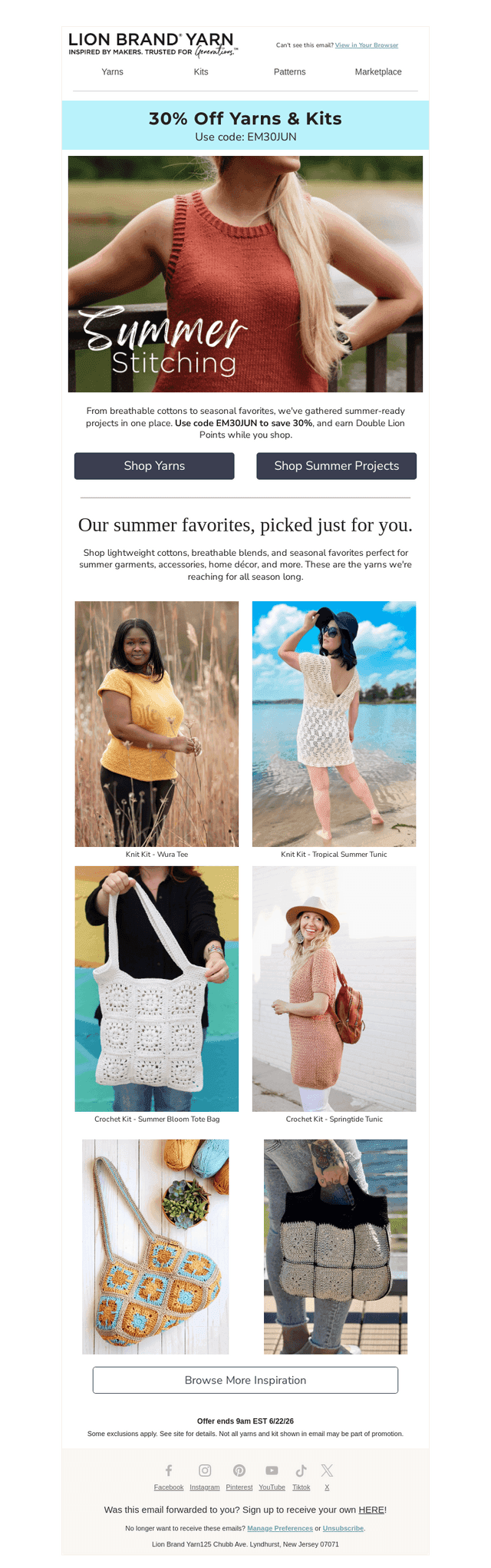 Summer Stitching Starts Here ☀️