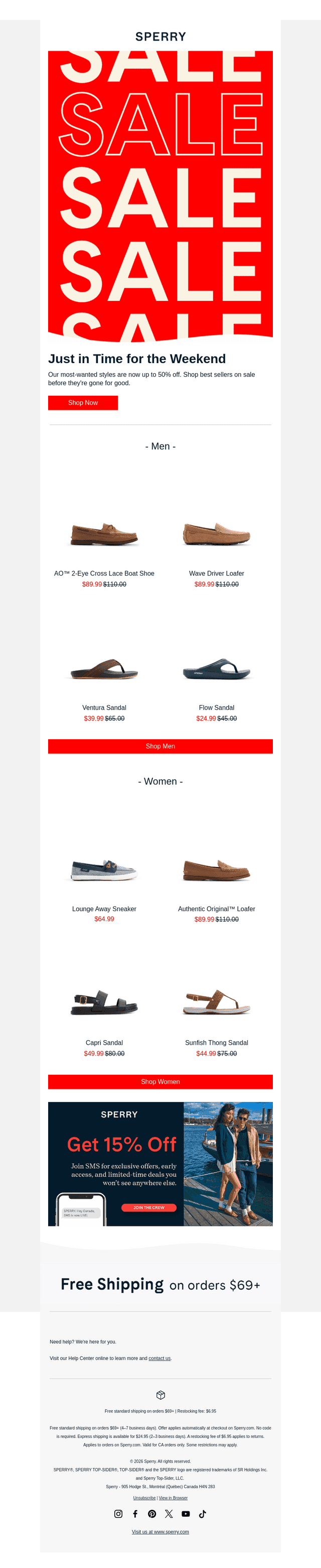 Up to 50% off top trending styles
