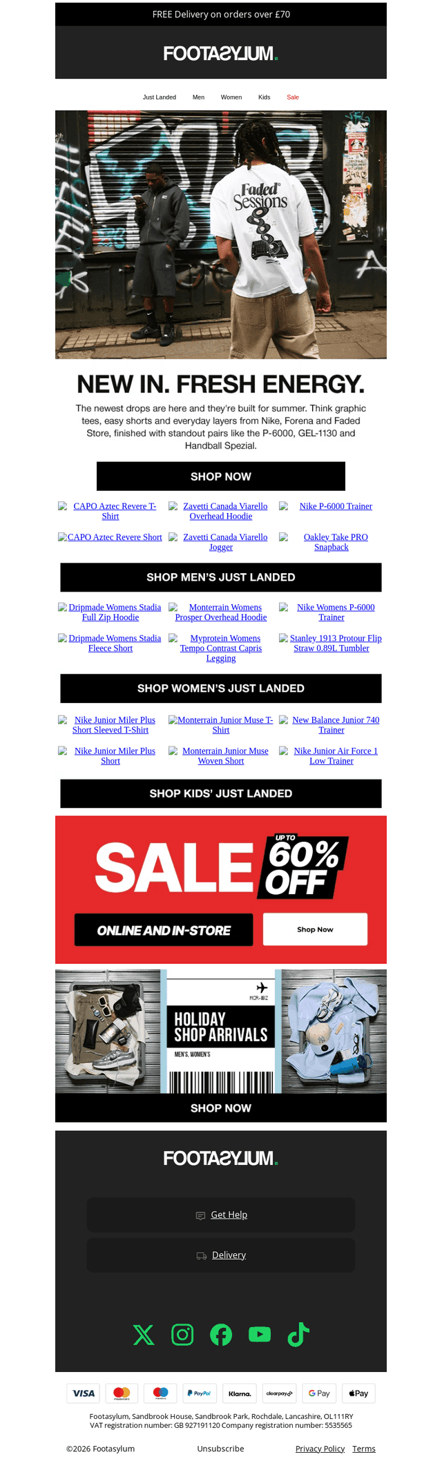 FOOTASYLUM email from Fri, Jun 19, 2026